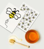 allover bees cloth 1.4