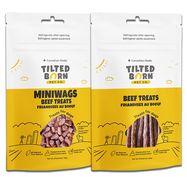Tilted Barn Pet Co Beef Dog Treats 100g