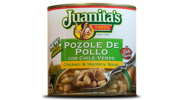 Chicken Pozole with green chile
