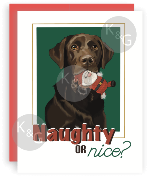 Naughty or nice dog