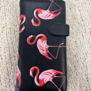 Large Flamingo Patterned Wallet