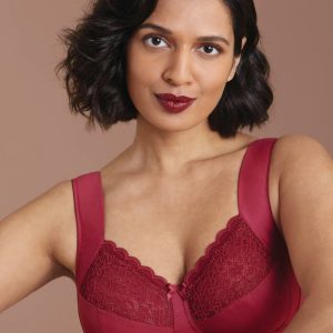 Anita Havanna Wirefree Support Bra - Dark Red
