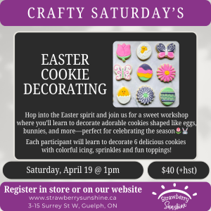 Easter Cookie Decorating  - Crafty Saturday's