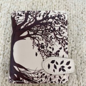 Small Windy Tree Patterned Wallet