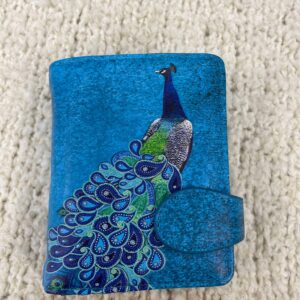 Small Peacock Patterned Wallet