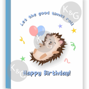 Hedgehog birthday