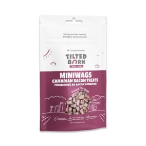 Tilted Barn Pet Co Miniwags Canadian Bacon Dog Treats 100g
