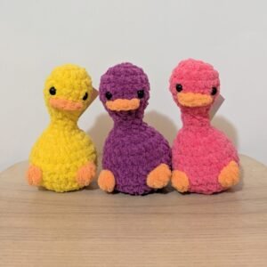 Weighted Duck Crochet Plushie